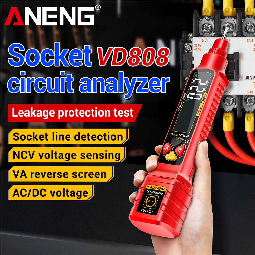 Socket Power Tester ANENG VD80 - огляд і ціна Power Tools Voltage