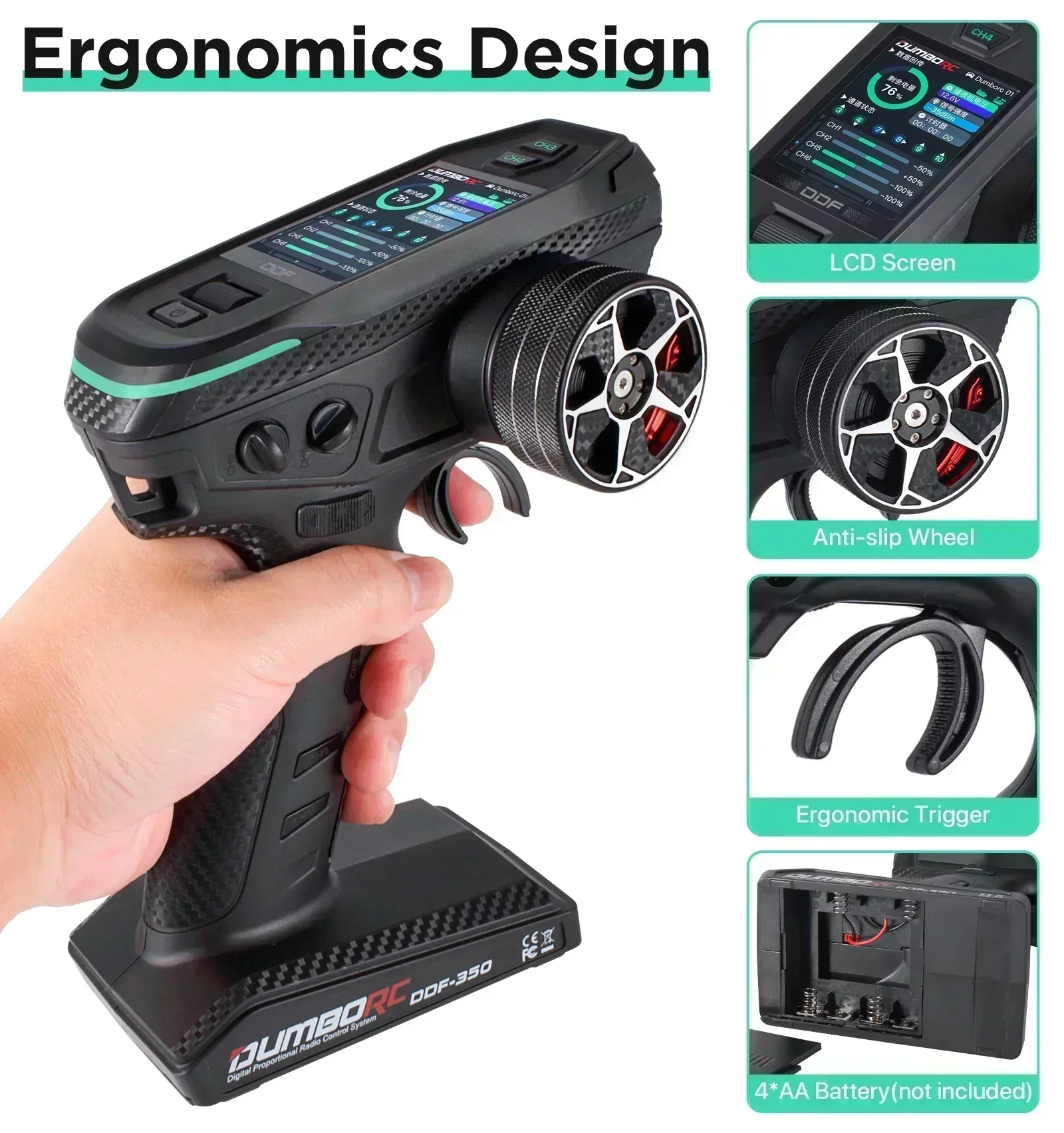 DUMBORC DDF-350 10CH RC Remote - огляд і ціна Impact Driver Cordless