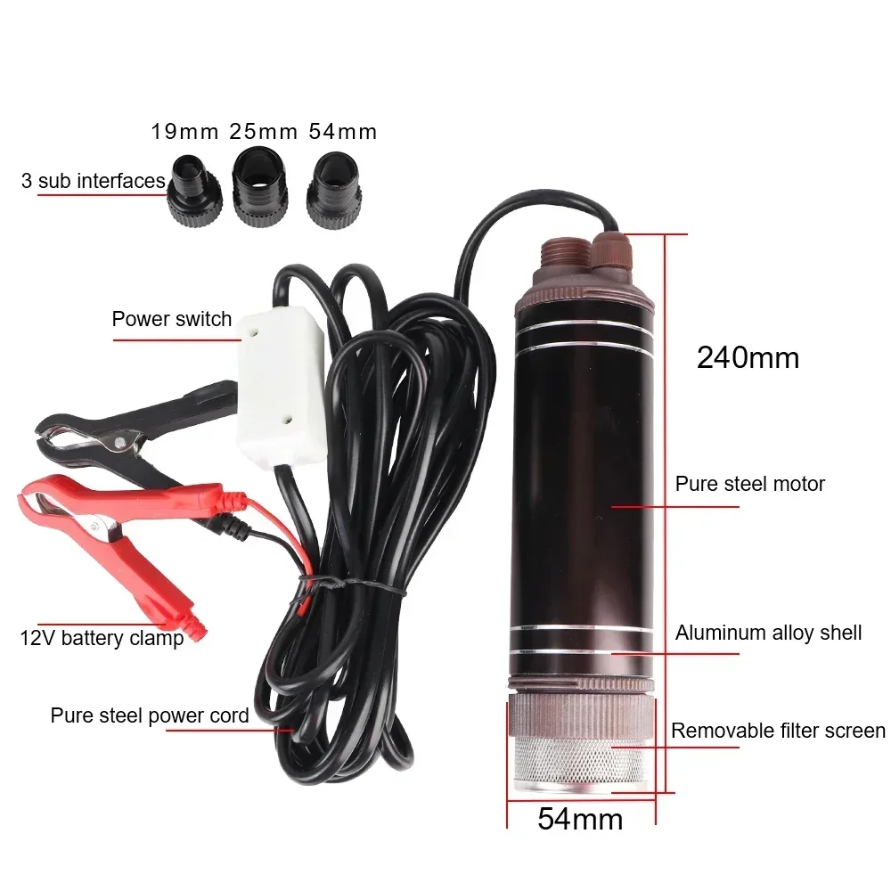 Electric Oil Pump 12V Dual Vol - огляд і ціна Power Tools Voltage