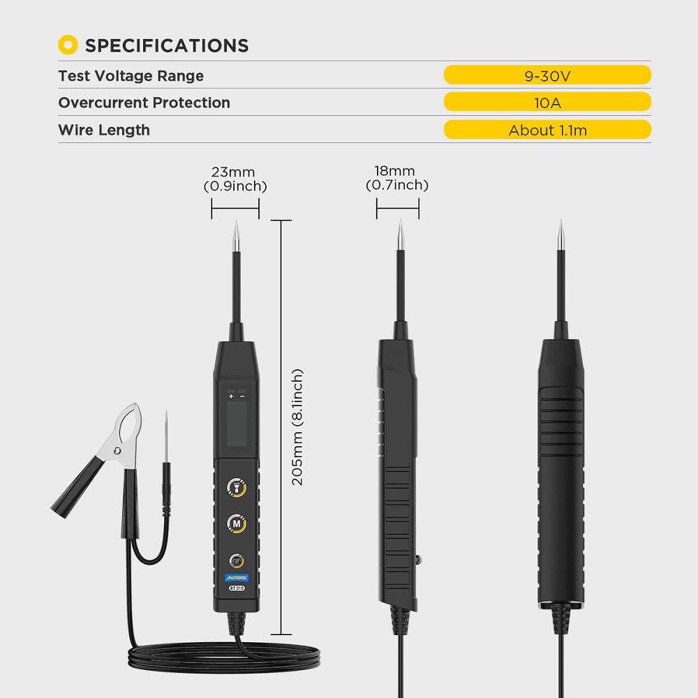 AUTOOL New BT210 Car Circuit T - огляд і ціна Power Tools Voltage