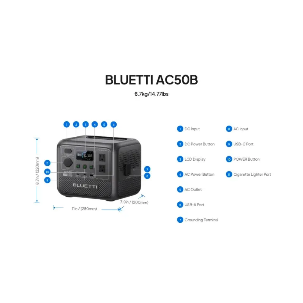 BLUETTI AC50B Portable Power S - огляд і ціна Power Tools For Home